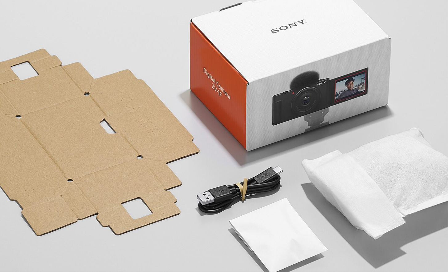 Εικόνα του κουτιού και της συσκευασίας της ZV-1F